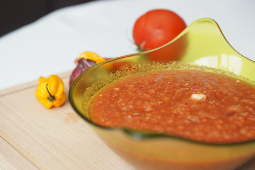 alkaline tomato hot sauce