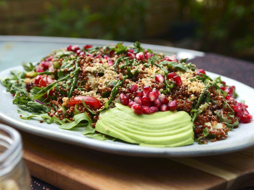 alkaline quinoa salad